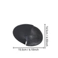 Abstract black glossy geometric ceramic gyroscope ornaments living room