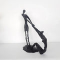 Abstract black hand dance sculpture living room adolescence decor