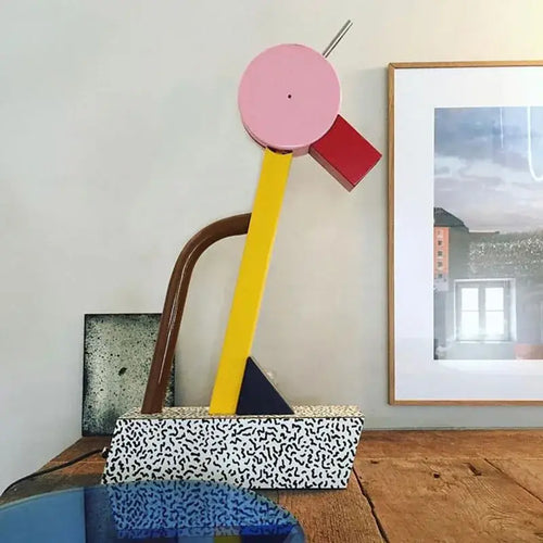 Abstract duck led table lamp colorful art deco bedroom light