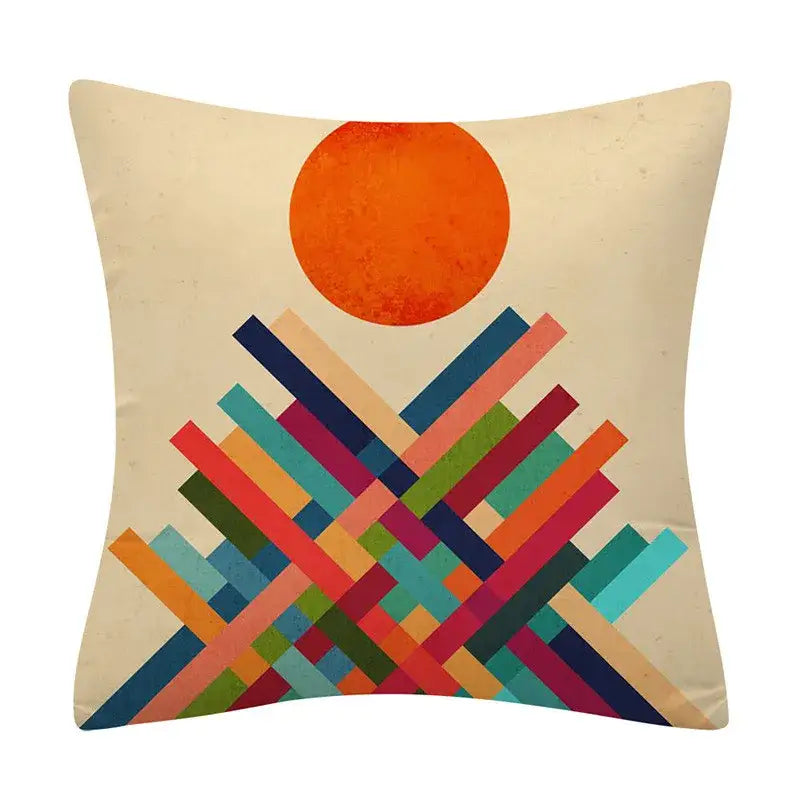Abstract geometry pattern cushion cover living room throw pillowcase