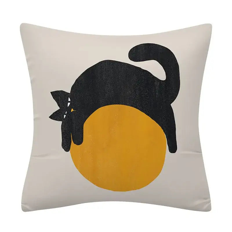 Abstract geometry pattern cushion cover living room throw pillowcase