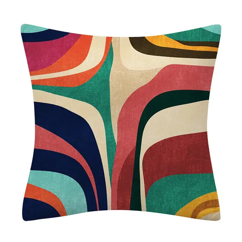 Abstract geometry pattern cushion cover living room throw pillowcase