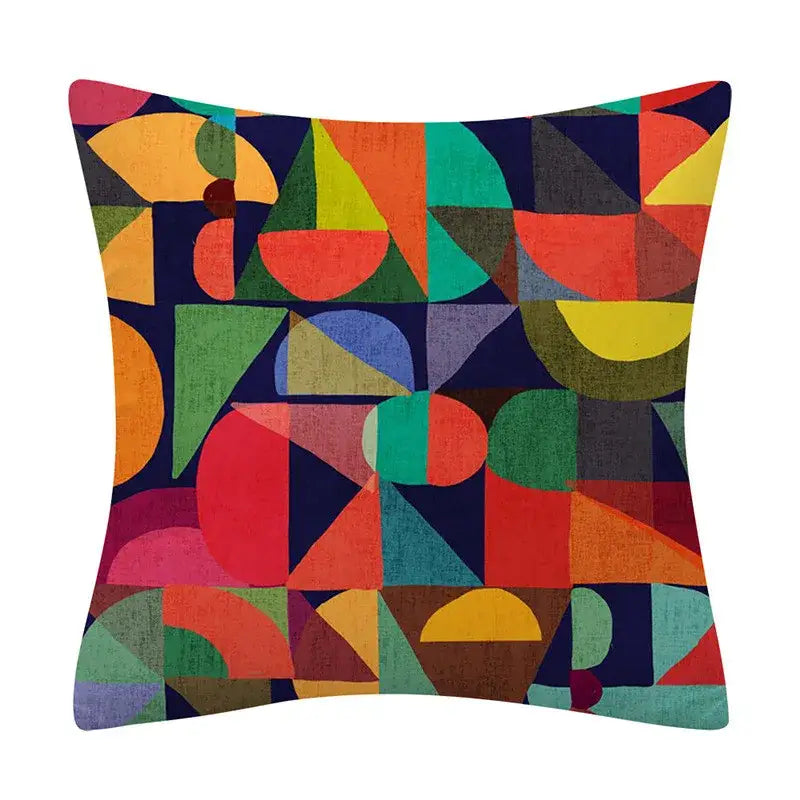 Abstract geometry pattern cushion cover living room throw pillowcase