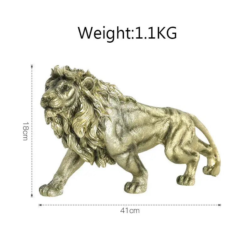 Abstract golden eagle resin statue living room decor