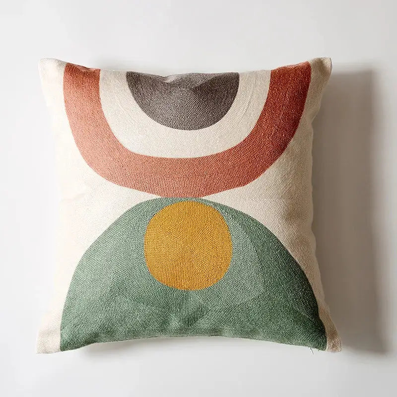 Abstract pastel geometric cushion cover living room throw pillow