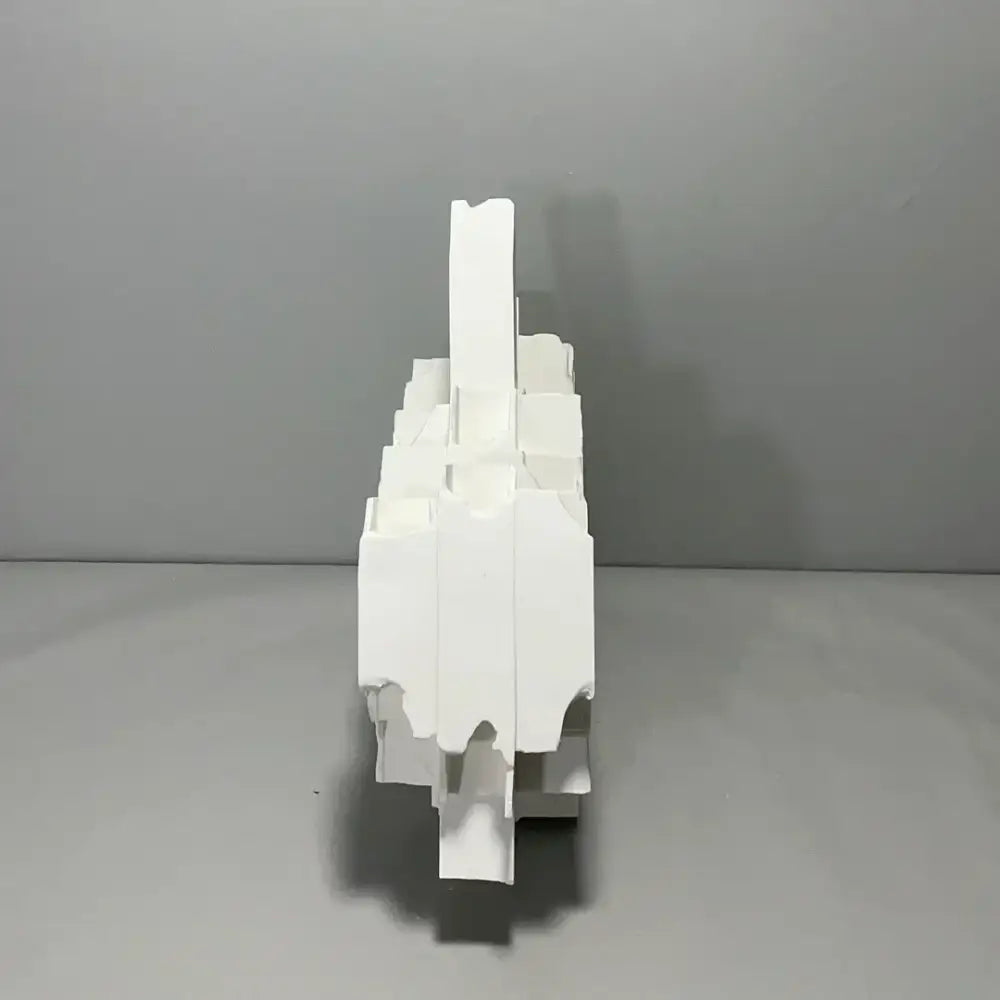 Abstract white decorbites geometric ceramics flower vase living room