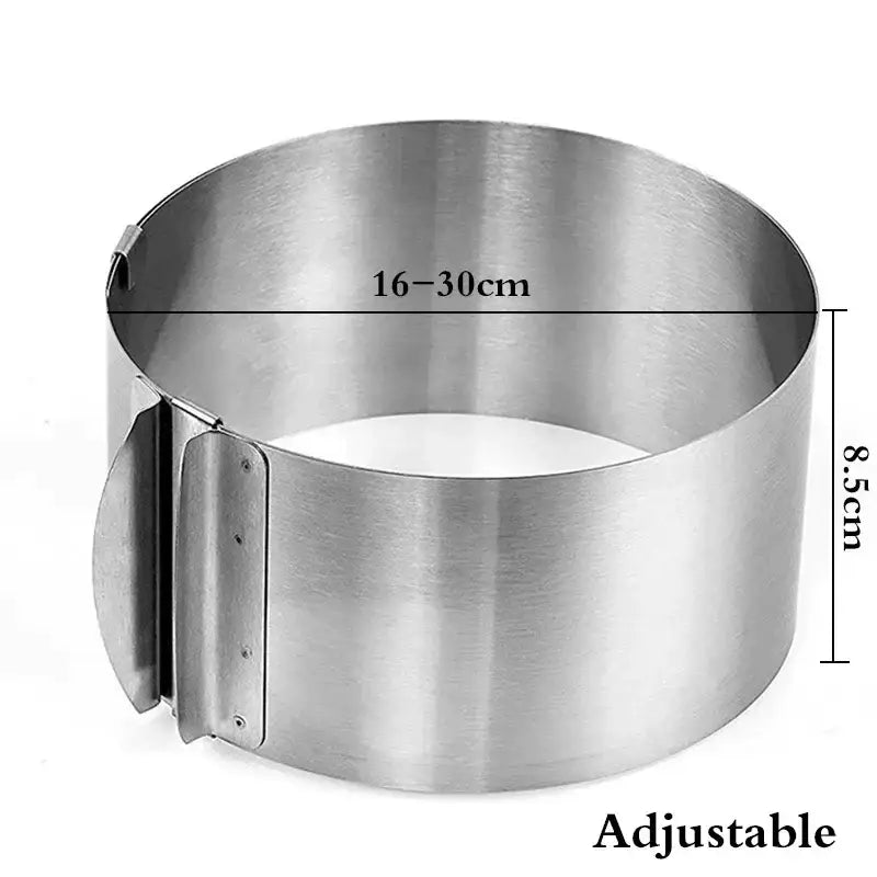 Adjustable stainless steel cake layered slicer for kitchen baking