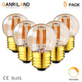 Amber glass g40 edison led bulbs garden filament lamp