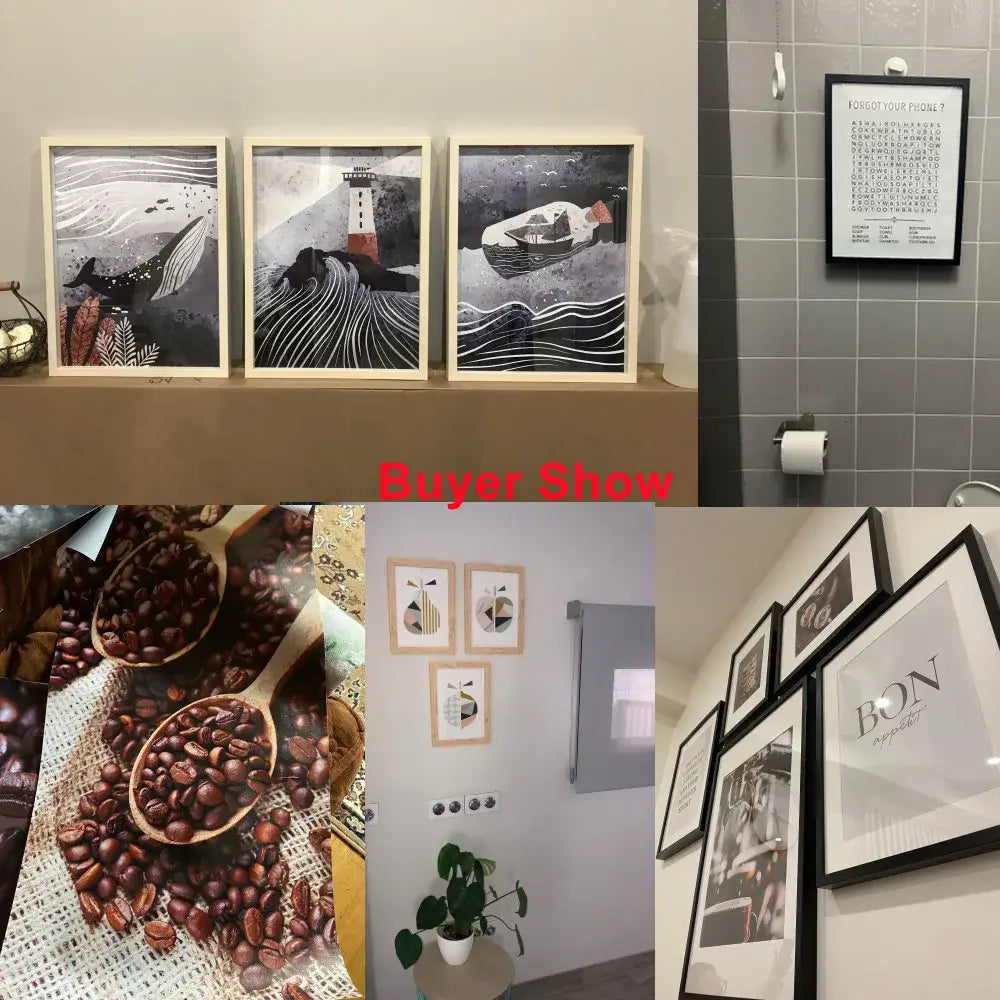 Funny otter sketch bathroom wall art black & white animal toilet decor
