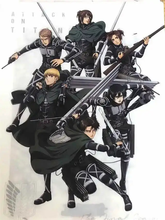 Attack on titan final season anime magazine canvas poster bedroom art