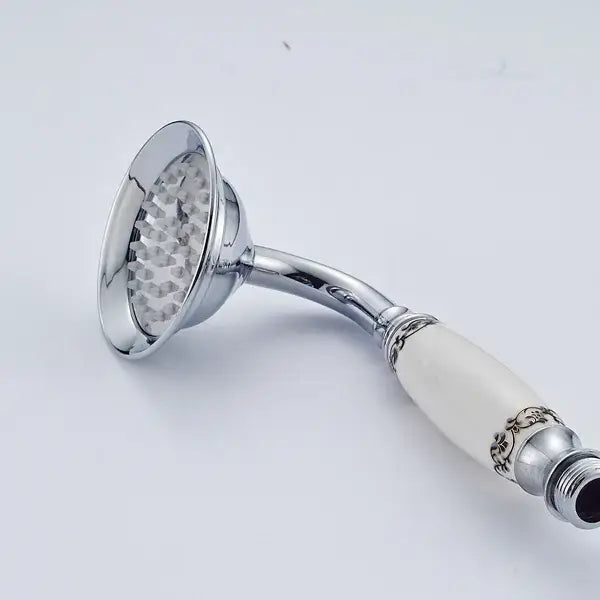 Antique brass and chrome hand shower head bathroom sprayer