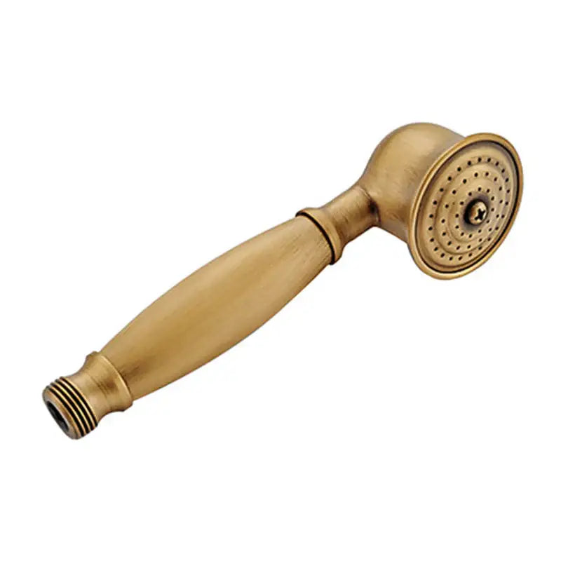 Antique brass and chrome hand shower head bathroom sprayer