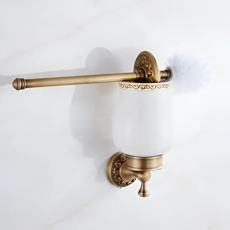 Antique brass bath hardware set bathroom vintage wall fixtures
