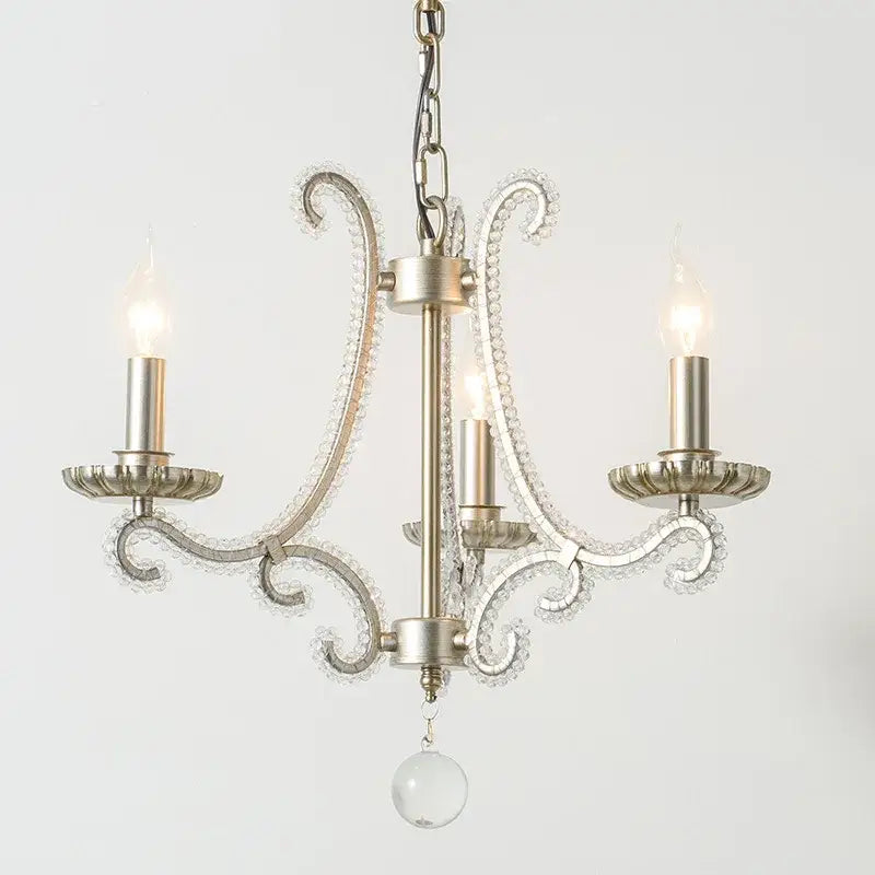 Antique brass decorbites crystal led chandelier living room light