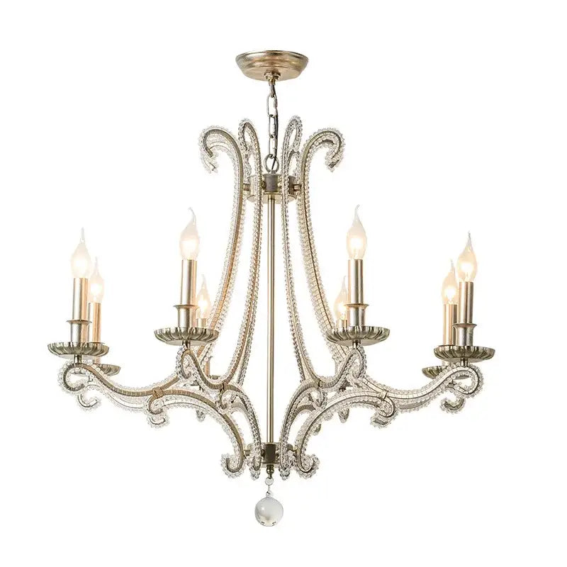 Antique brass decorbites crystal led chandelier living room light