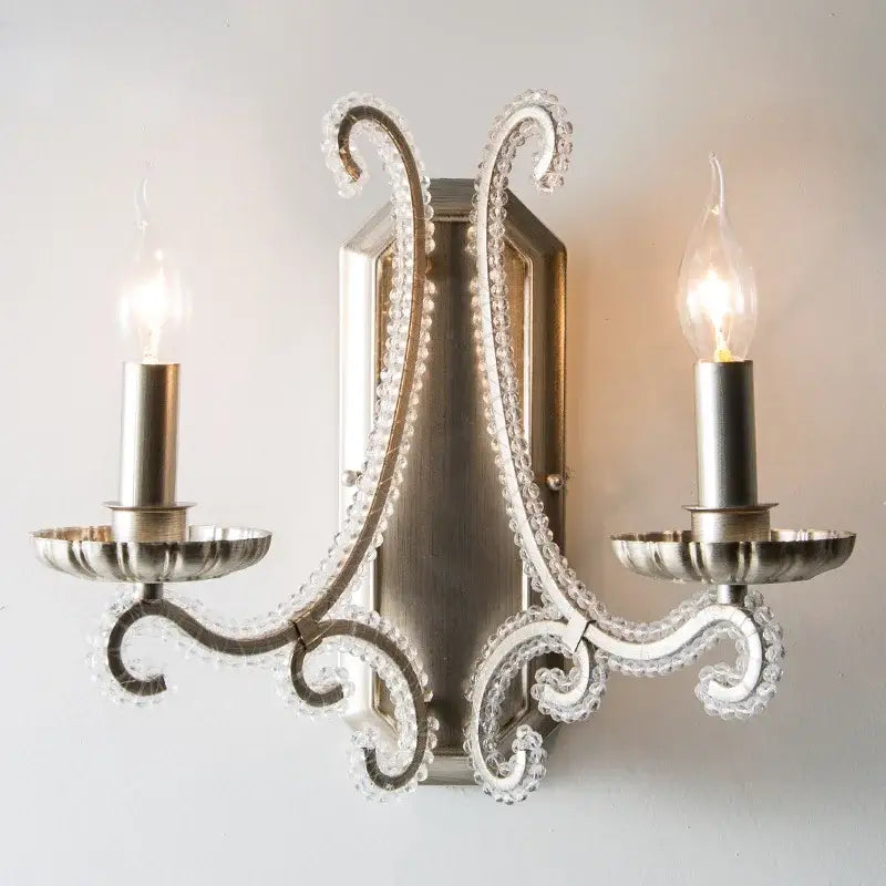 Antique brass decorbites crystal led chandelier living room light