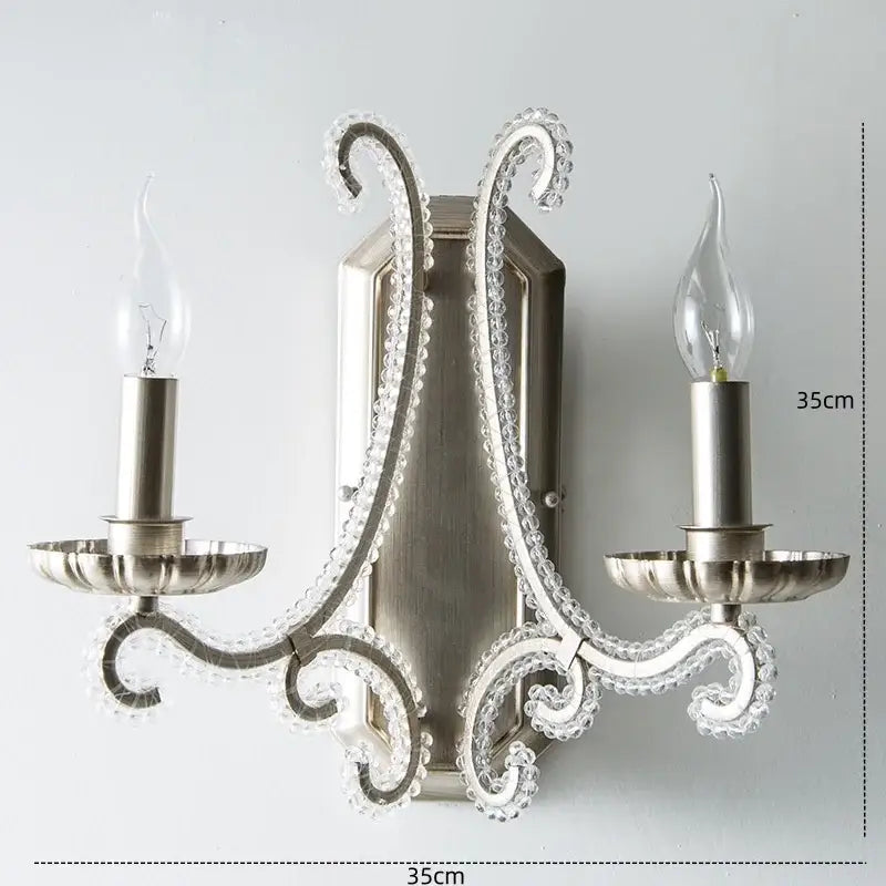 Antique brass decorbites crystal led chandelier living room light