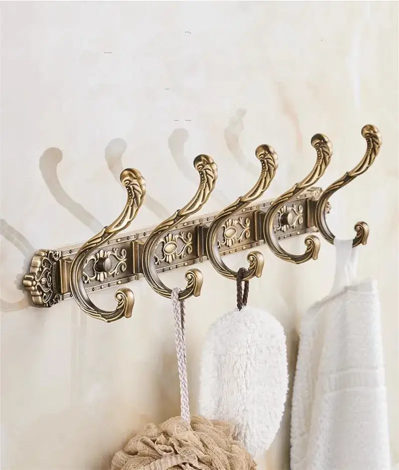Antique bronze carved bath accessories set bathroom decor