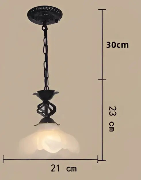 Antique industrial black & gold loft chandelier dining room light