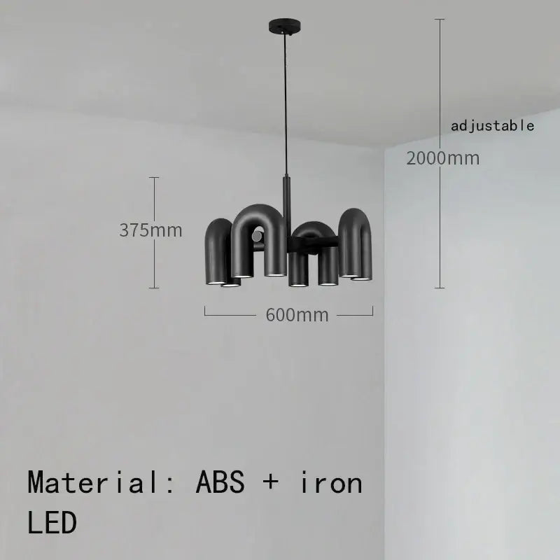 Art deco teal metal 3 light pendant – dining room chandelier