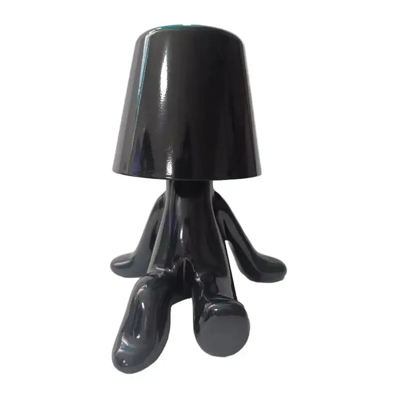 Articulated golden man table lamp for bedroom night light