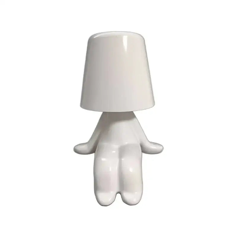 Articulated golden man table lamp for bedroom night light