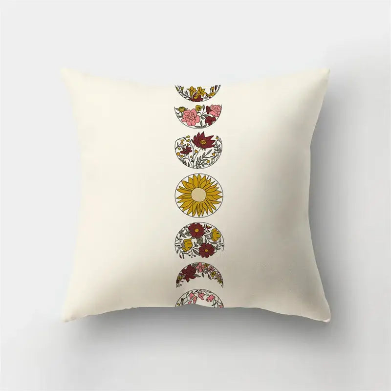 Artistic nature and animal short plush pillowcase bedroom decor