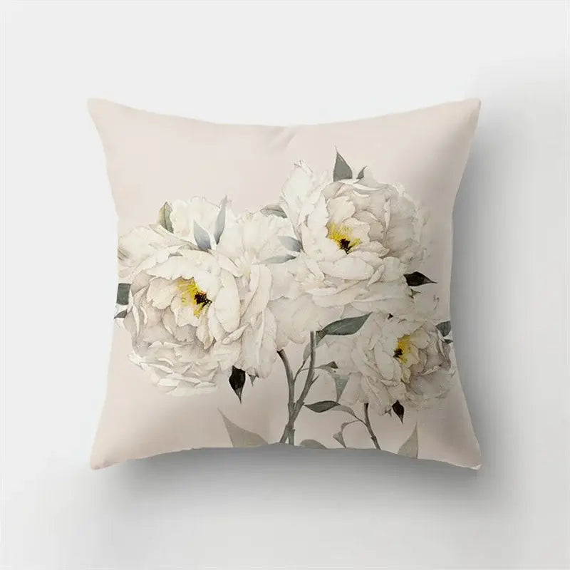 Artistic nature and animal short plush pillowcase bedroom decor