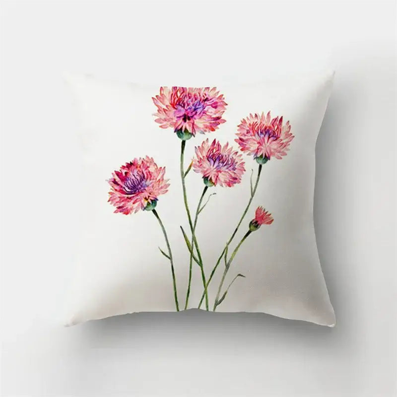 Artistic nature and animal short plush pillowcase bedroom decor