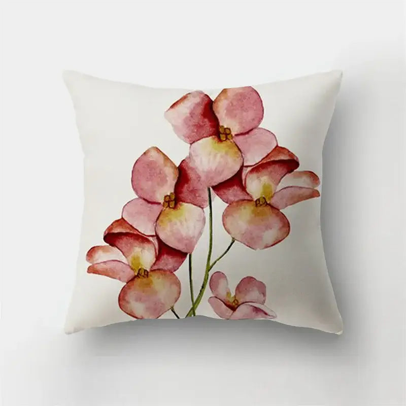 Artistic nature and animal short plush pillowcase bedroom decor