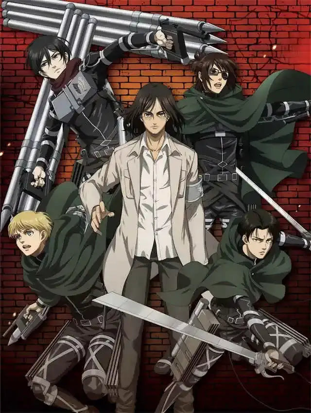 Attack on titan final season poster bedroom wall art decor
