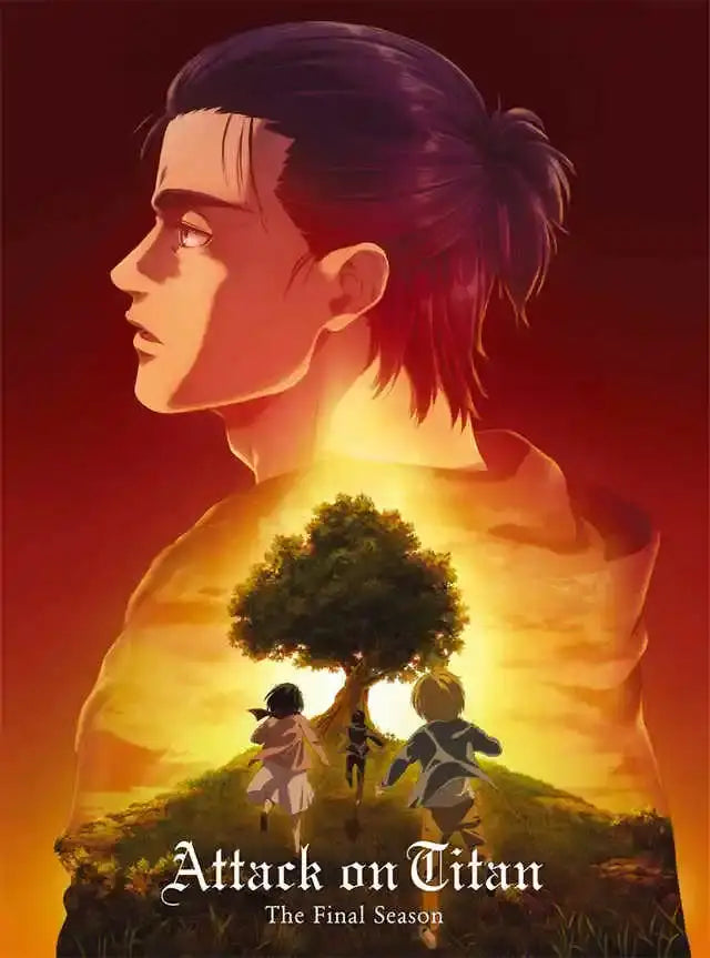 Attack on titan final season poster bedroom wall art decor