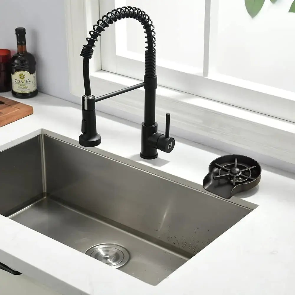 Automatic black plastic glass rinser for kitchen home bar