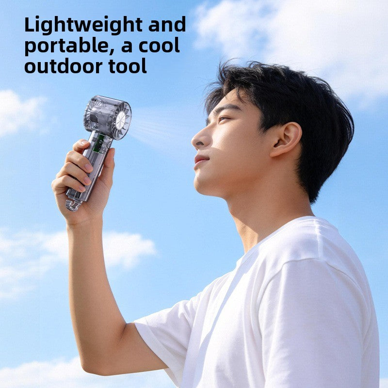Mini USB Handheld Fan with Rechargeable Battery