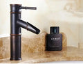 Bamboo black & copper high arch mixer bathroom waterfall faucet