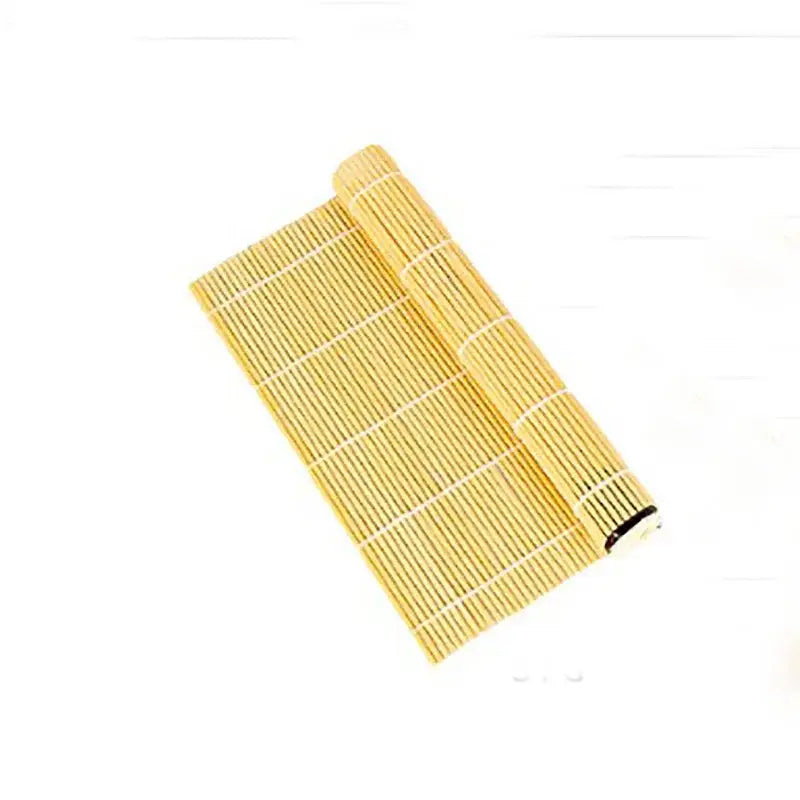 Bamboo sushi rolling mat and onigiri rice paddles kitchen tool