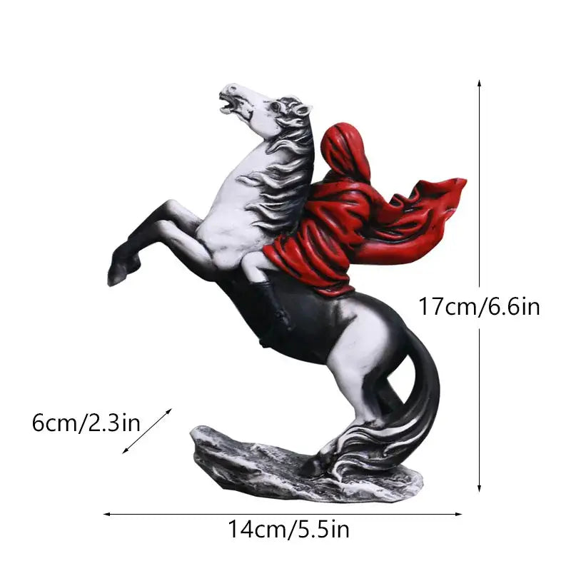 Banksy sculpture collection black & white figurines living room decor