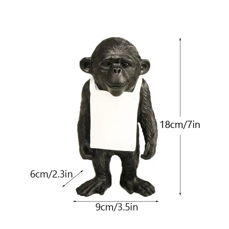 Banksy sculpture collection black & white figurines living room decor