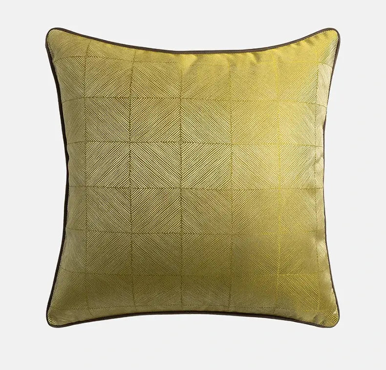Baroque floral olive & gold cushion covers living room decor