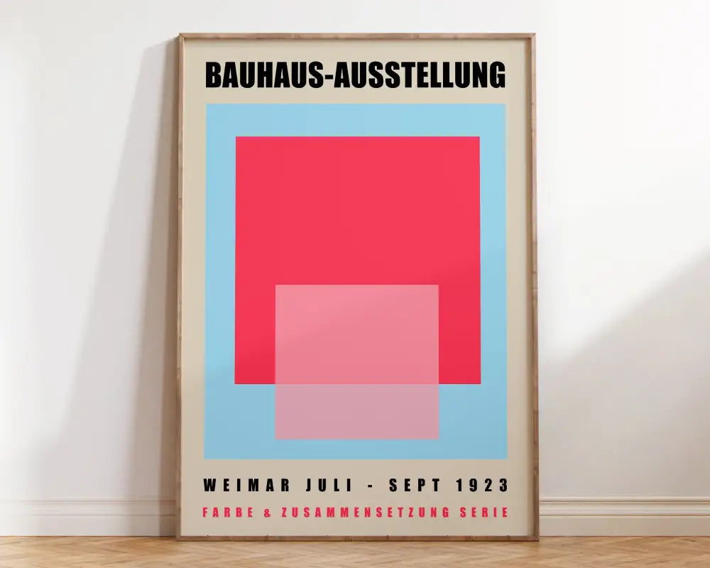 Minimalist bauhaus black geometric canvas prints living room art