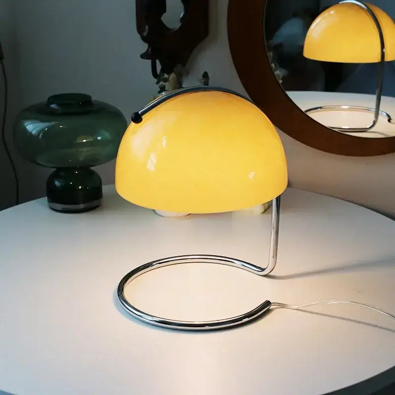 Bauhaus mushroom modern led desk lamp for bedroom with aromatherapy