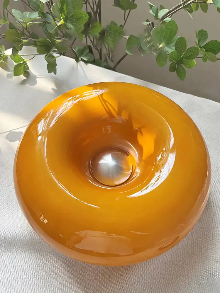 Bauhaus orange decorbites donut wall lamp bedroom atmosphere light