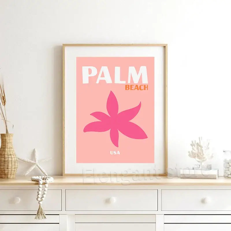 Preppy purple amalfi coast italy travel poster bedroom wall art