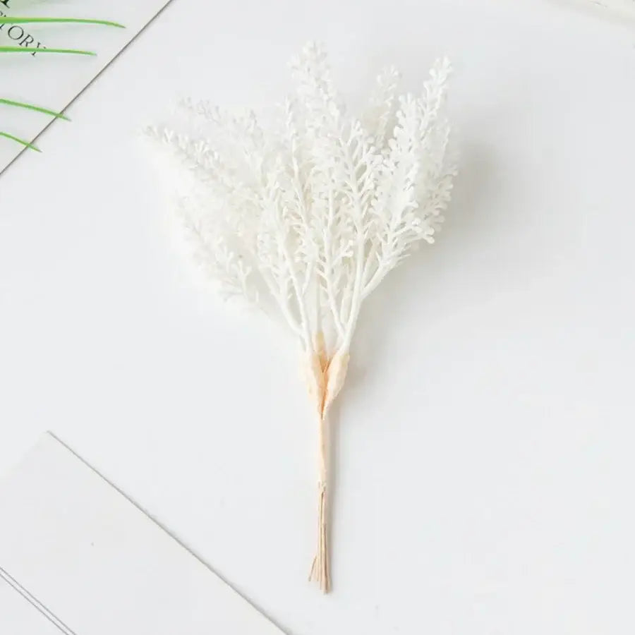 Beige artificial plants golden wheat ear stems for living room decor