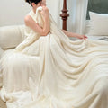 Beige & white ribbed coral fleece jacquard blanket bedroom throw