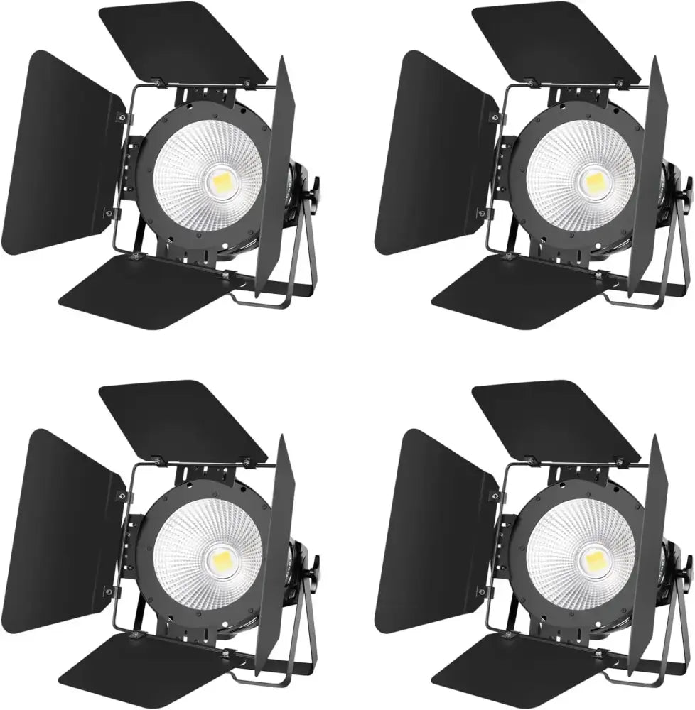 Big dipper 100w cob white stage light with barn doors for studio