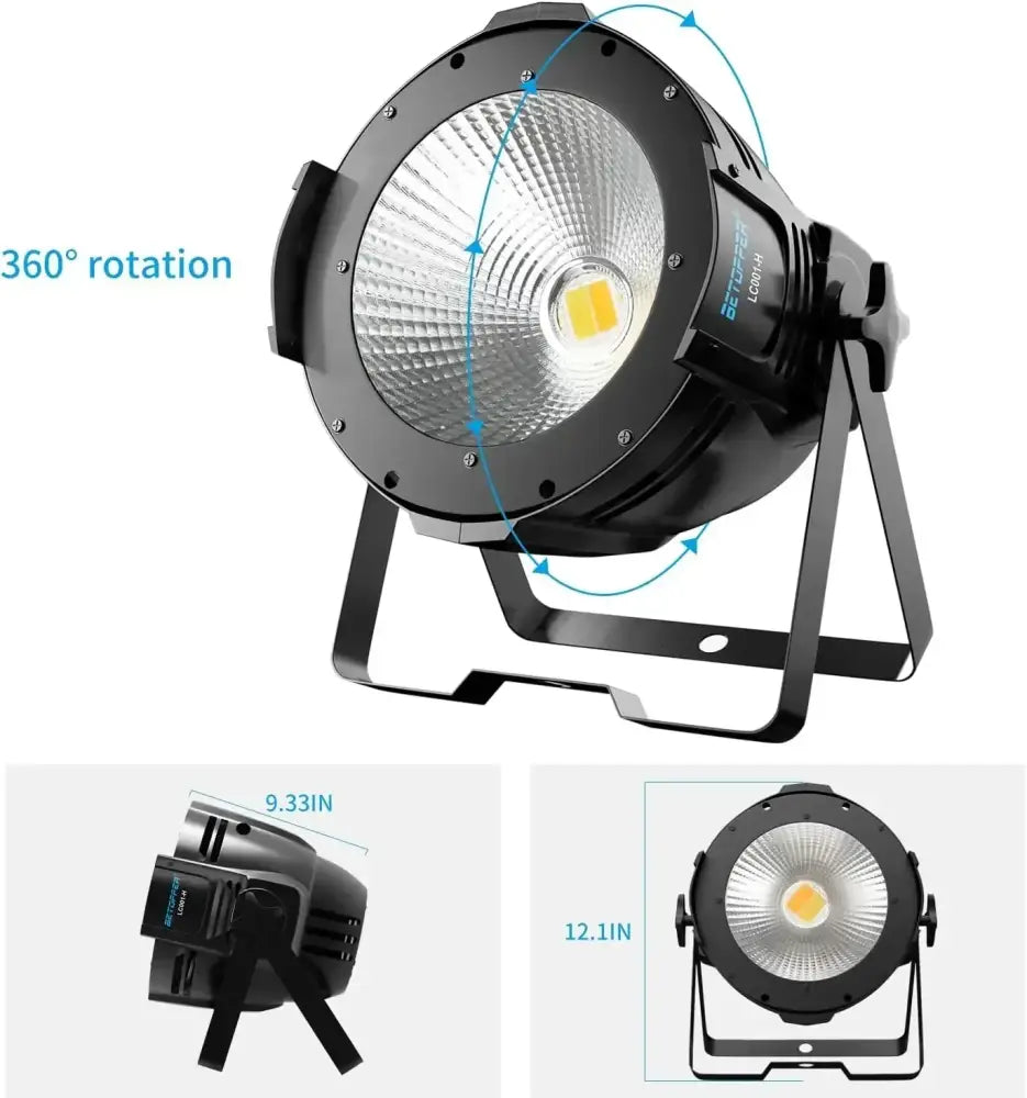 Big dipper 100w cob white stage light with barn doors for studio