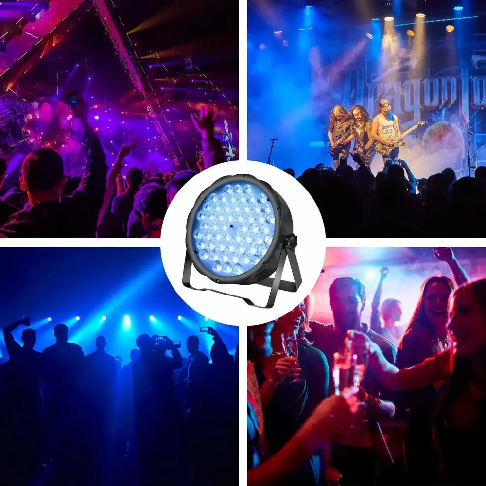 Big dipper rgb blue led stage lights set of 4 party room decor