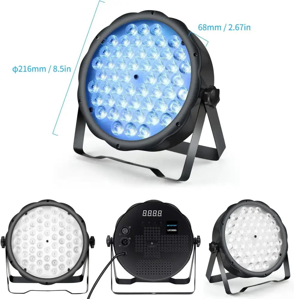 Big dipper rgb blue led stage lights set of 4 party room decor