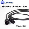 Black 1.5m dmx cable connector for stage lighting event room